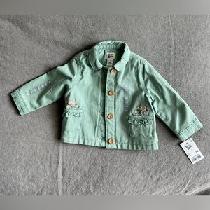 OshKosh B’Gosh Green Floral Jacket